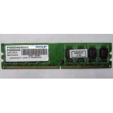Модуль оперативной памяти 4Gb DDR2 Patriot PSD24G8002 pc-6400 (800MHz)  (Зеленоград)
